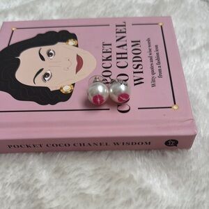 Elegant Silver and Pink Pearl Earrings